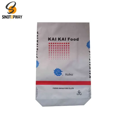 Χάρτινες τσάντες πολλαπλών τοιχωμάτων με επίπεδες τετράγωνες βαλβίδες