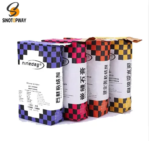 Χάρτινες τσάντες πολλαπλών τοιχωμάτων επικολλημένες βαλβίδας